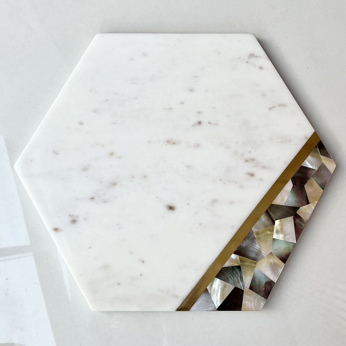 Aikám Marble Inlay Cheese/Cake Platter