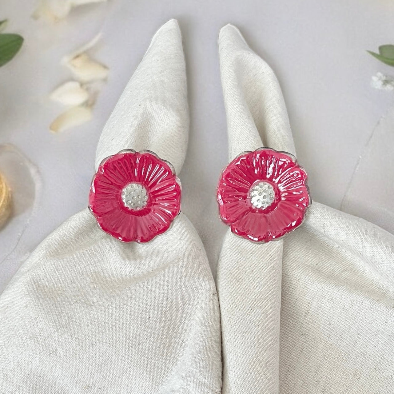 Gúl - Set of 6 napkin rings