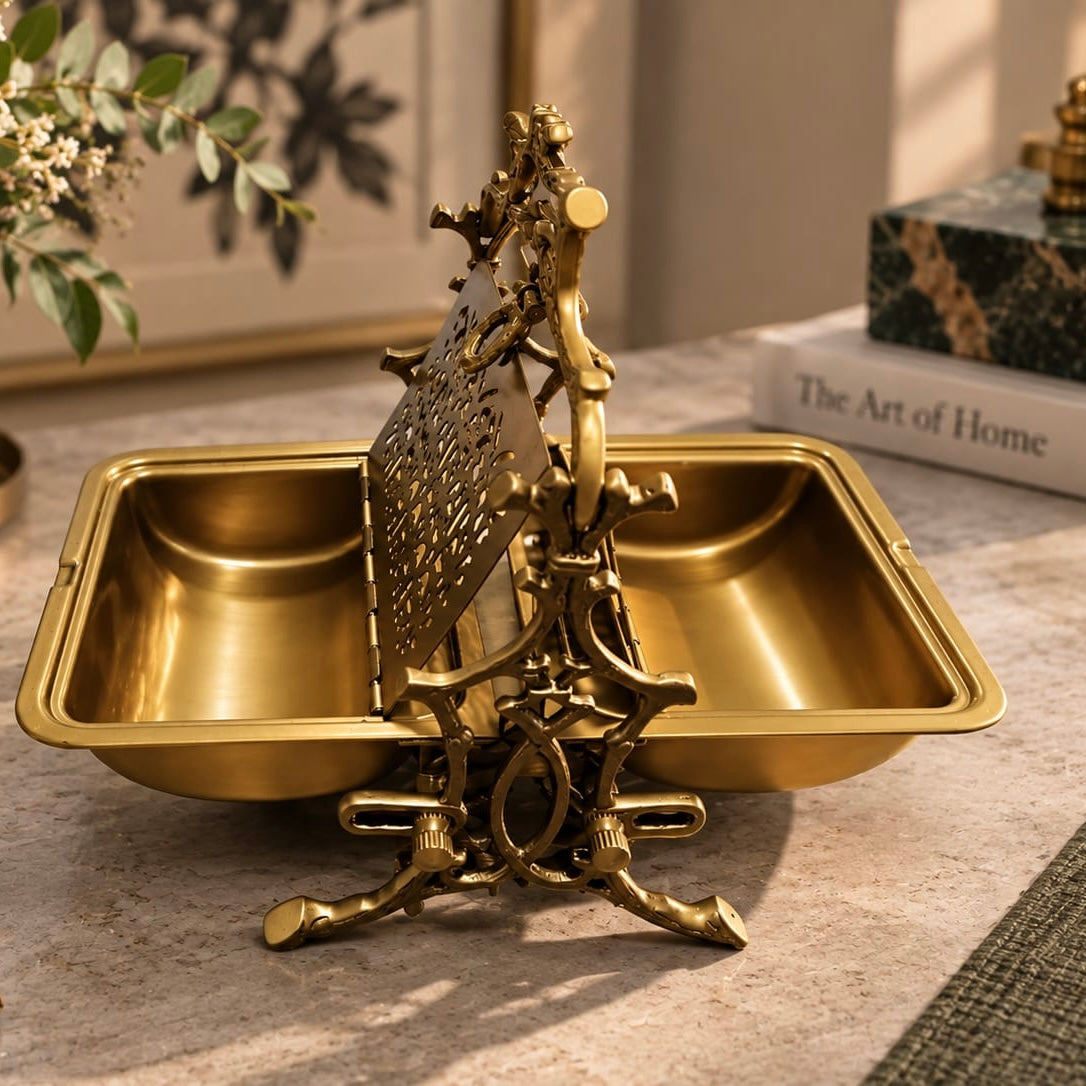 Nóor - Cookie server in brass