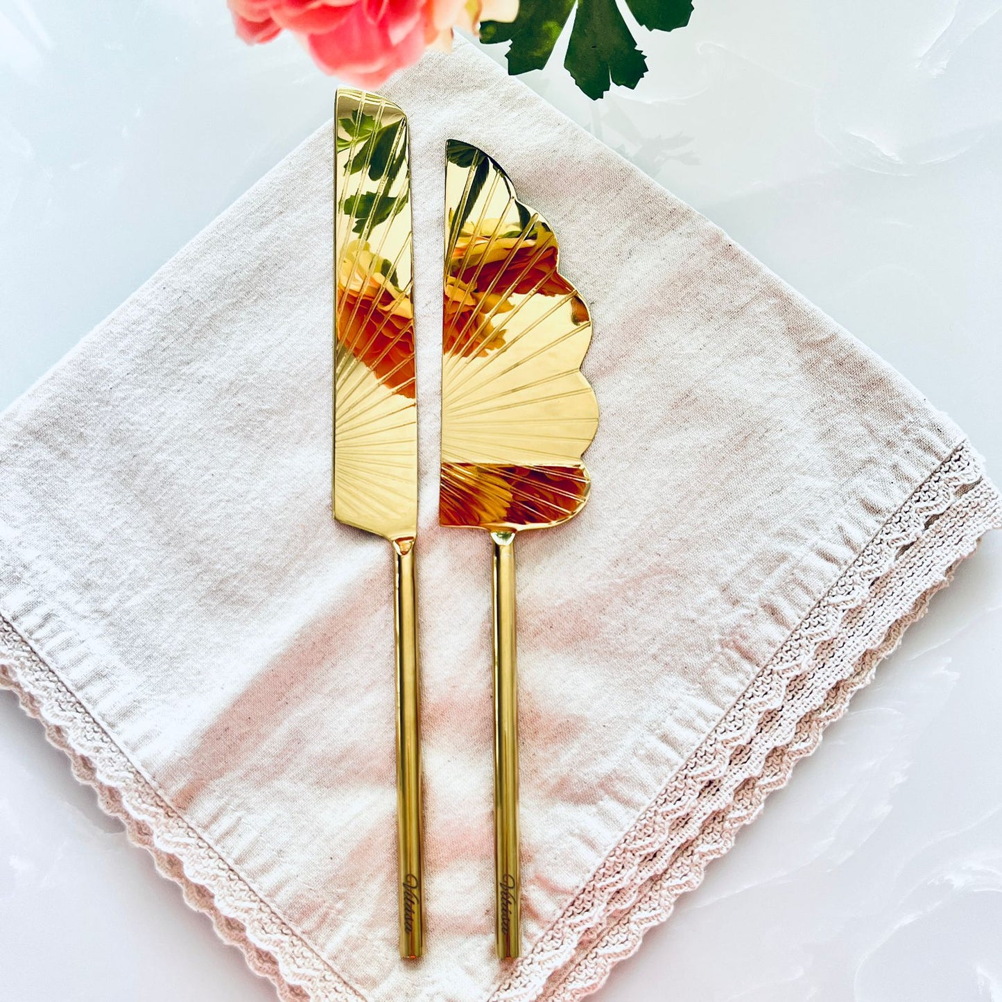 Záhra - Set of 2 cake server