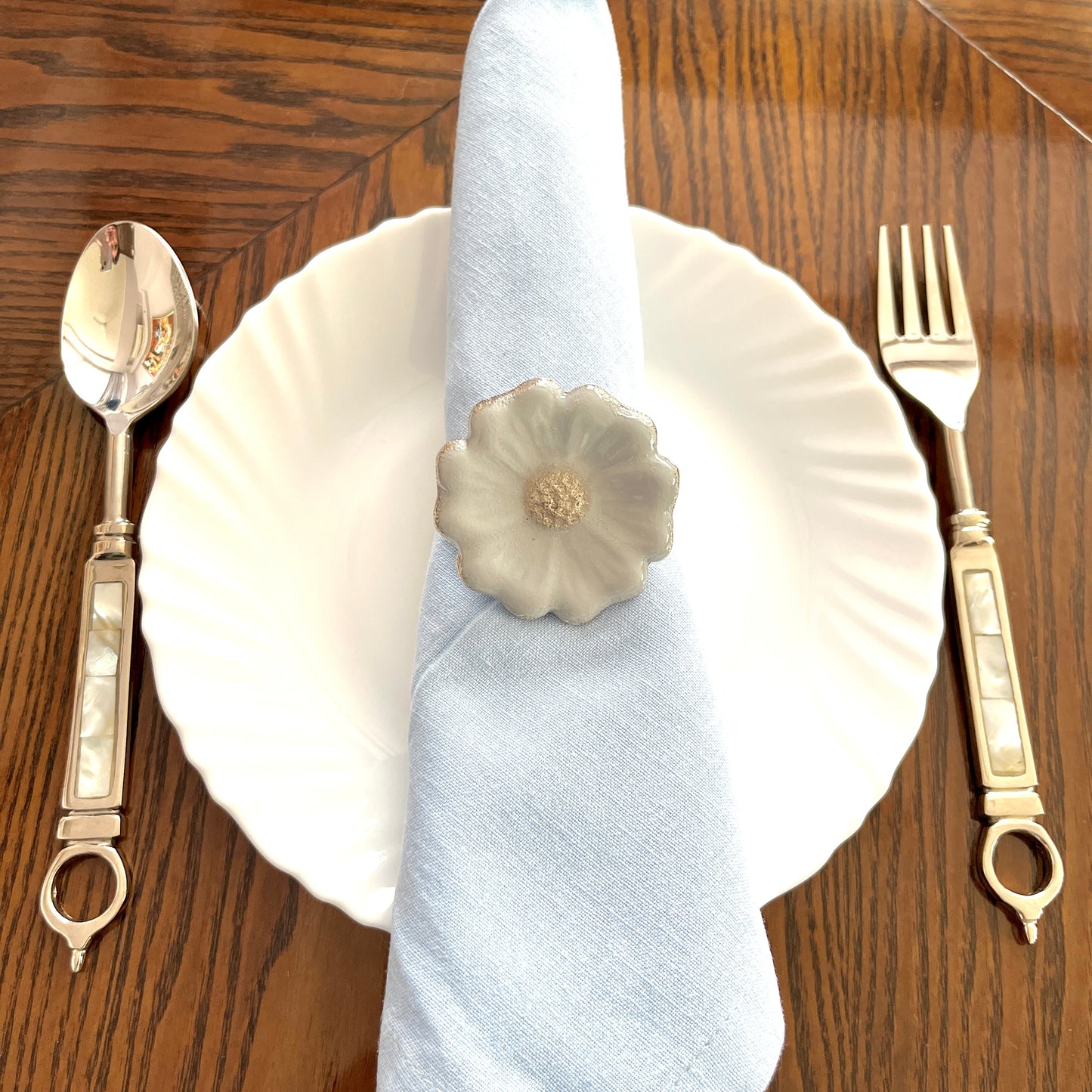 Gúl - Set of 6 napkin rings