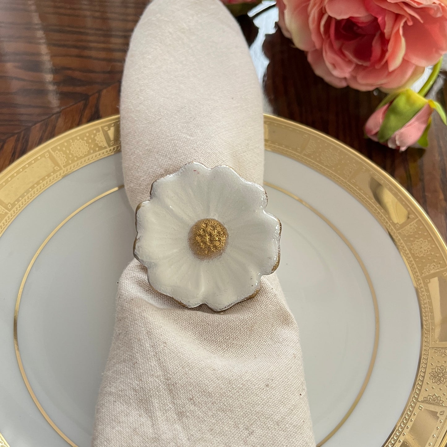 Gúl - Set of 6 napkin rings