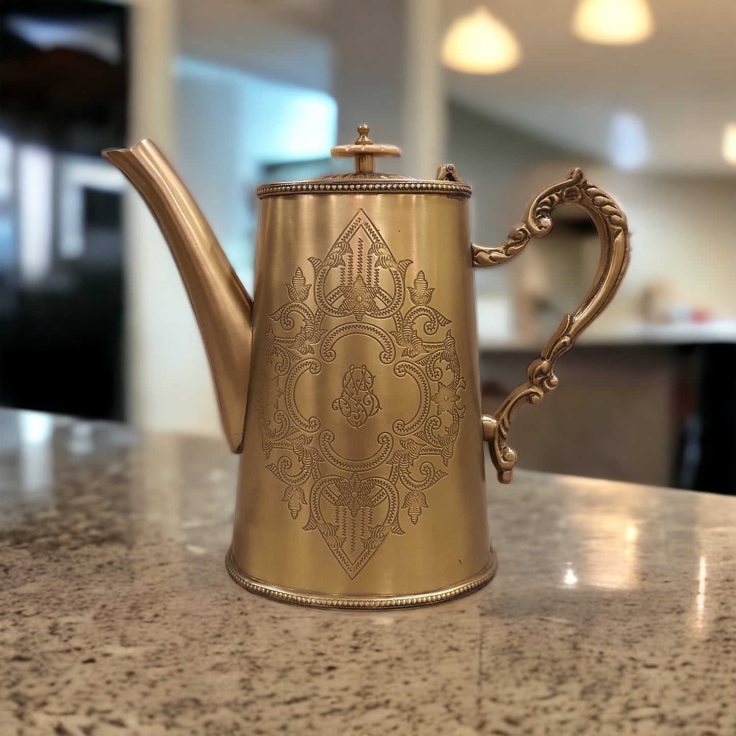 Méhfil-é-Jashn - 3 piece tea set made in brass