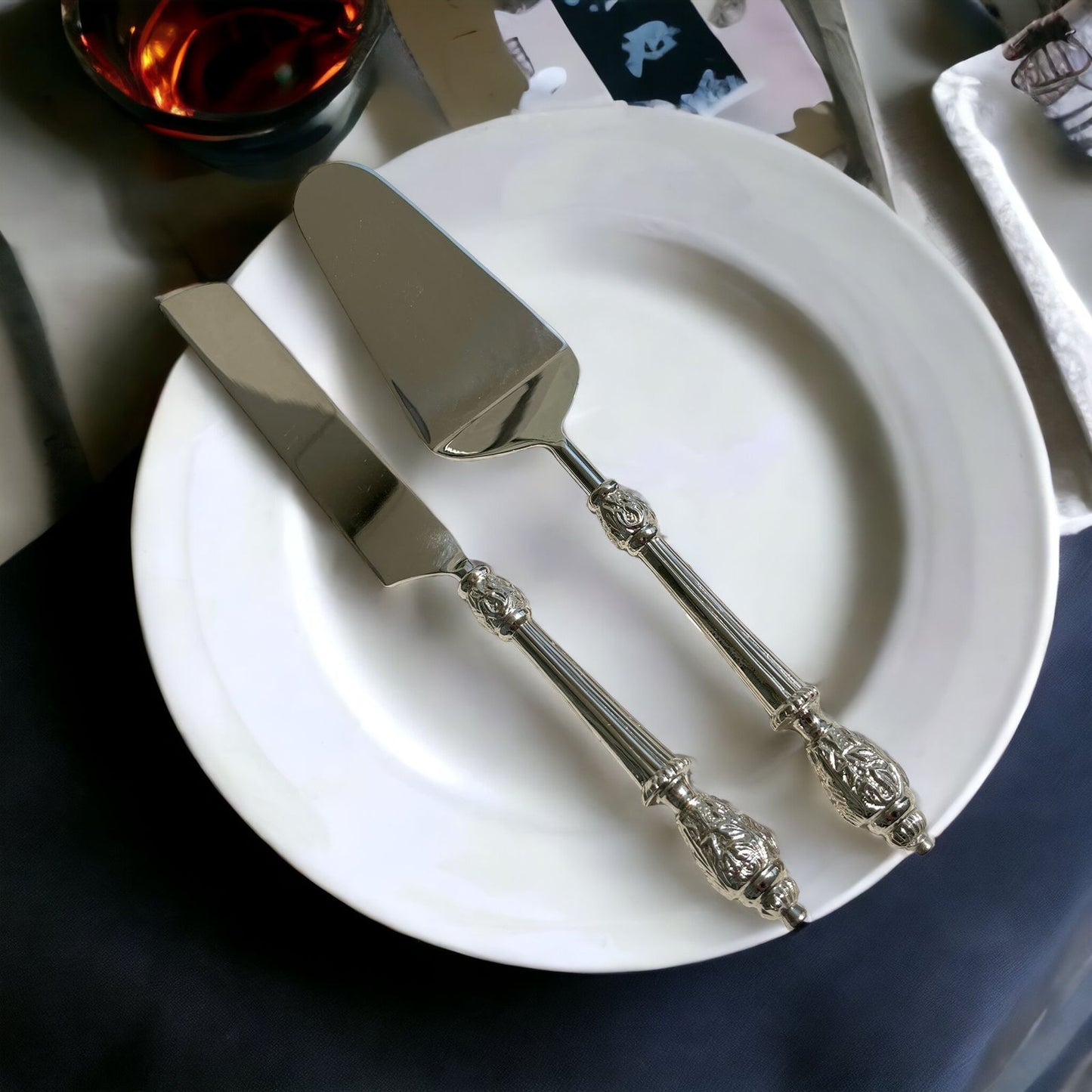 Záhra Chandi - Set of 2 Cake server