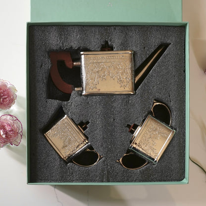 Mehfil-e-Ruhani - A Handcrafted Brass Tea Ensemble