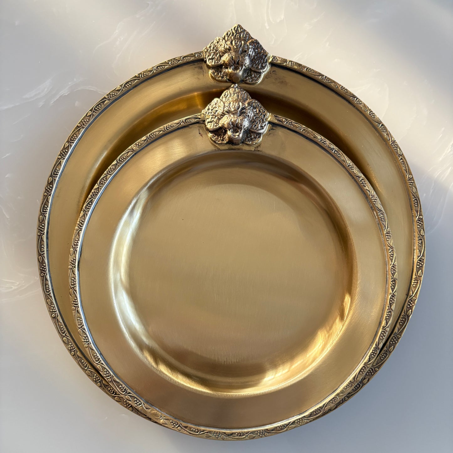 Shahgul - 10” Brass plates