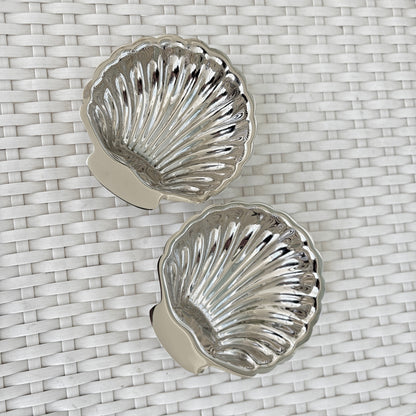 Mahrin - Set of 2 Shell Dish in Brass