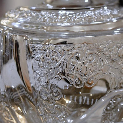 Mehfil-e-Naqsh - A Royal 3-Piece Brass Tea Set