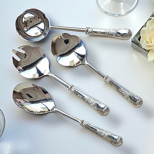 Vilora - Set of 4 serving spoons