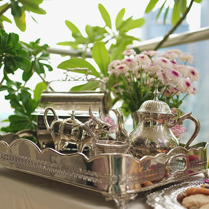 Názm Sana Large- exquisite large sized brass tray