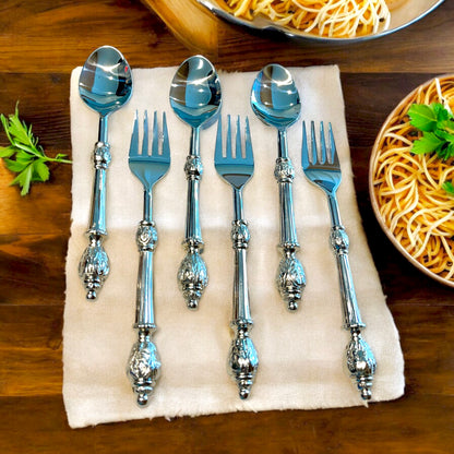 Amála Saghir - 12 piece spoon & fork set