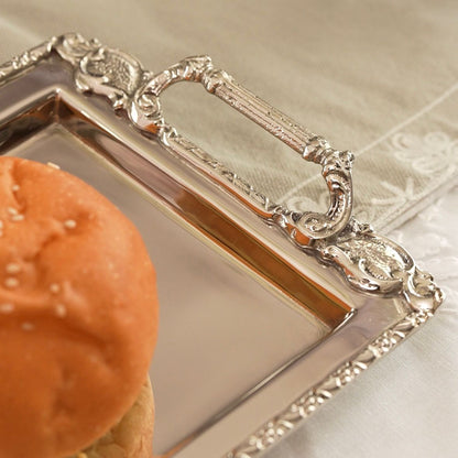 Naźm Zarifa - Rectangle Brass Tray