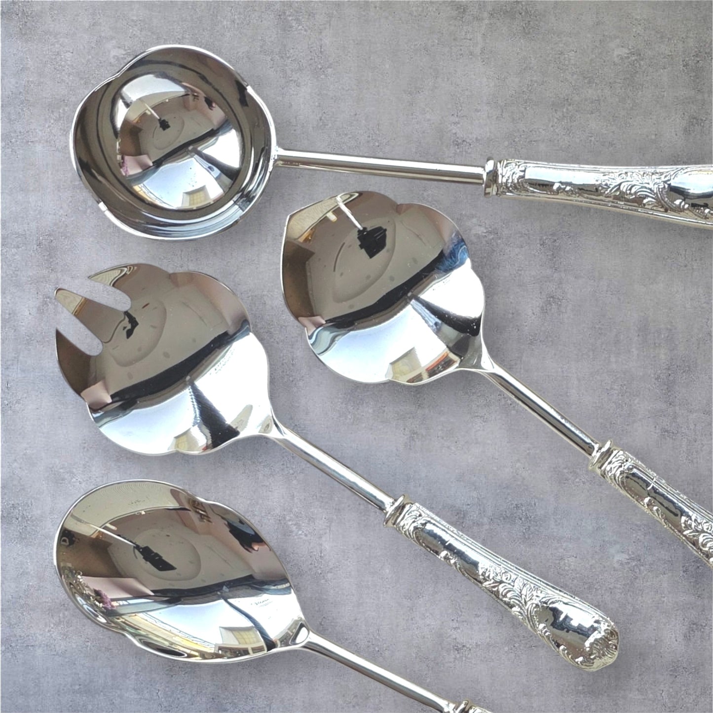 Vilora - Set of 4 serving spoons