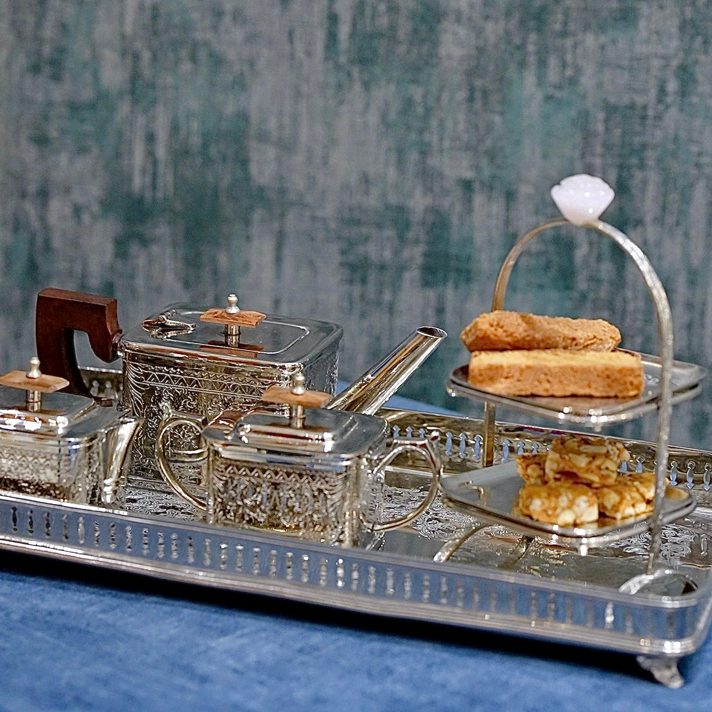 Mehfil-e-Ruhani - A Handcrafted Brass Tea Ensemble