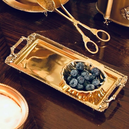 Naźm Zarifa - Rectangle Brass Tray