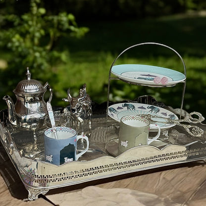 Názm Sana Large- exquisite large sized brass tray