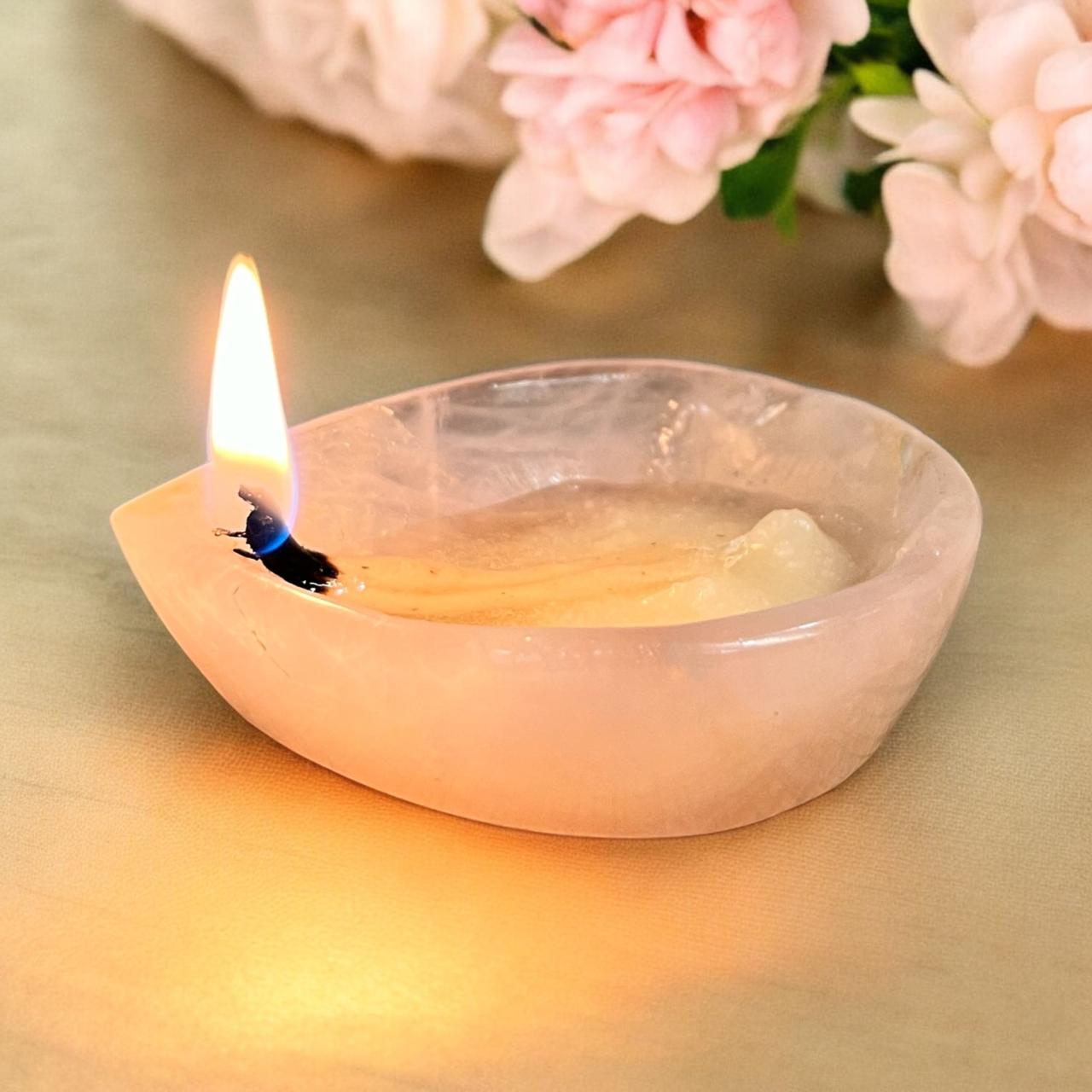 Misbáh - Rose Quartz Diya