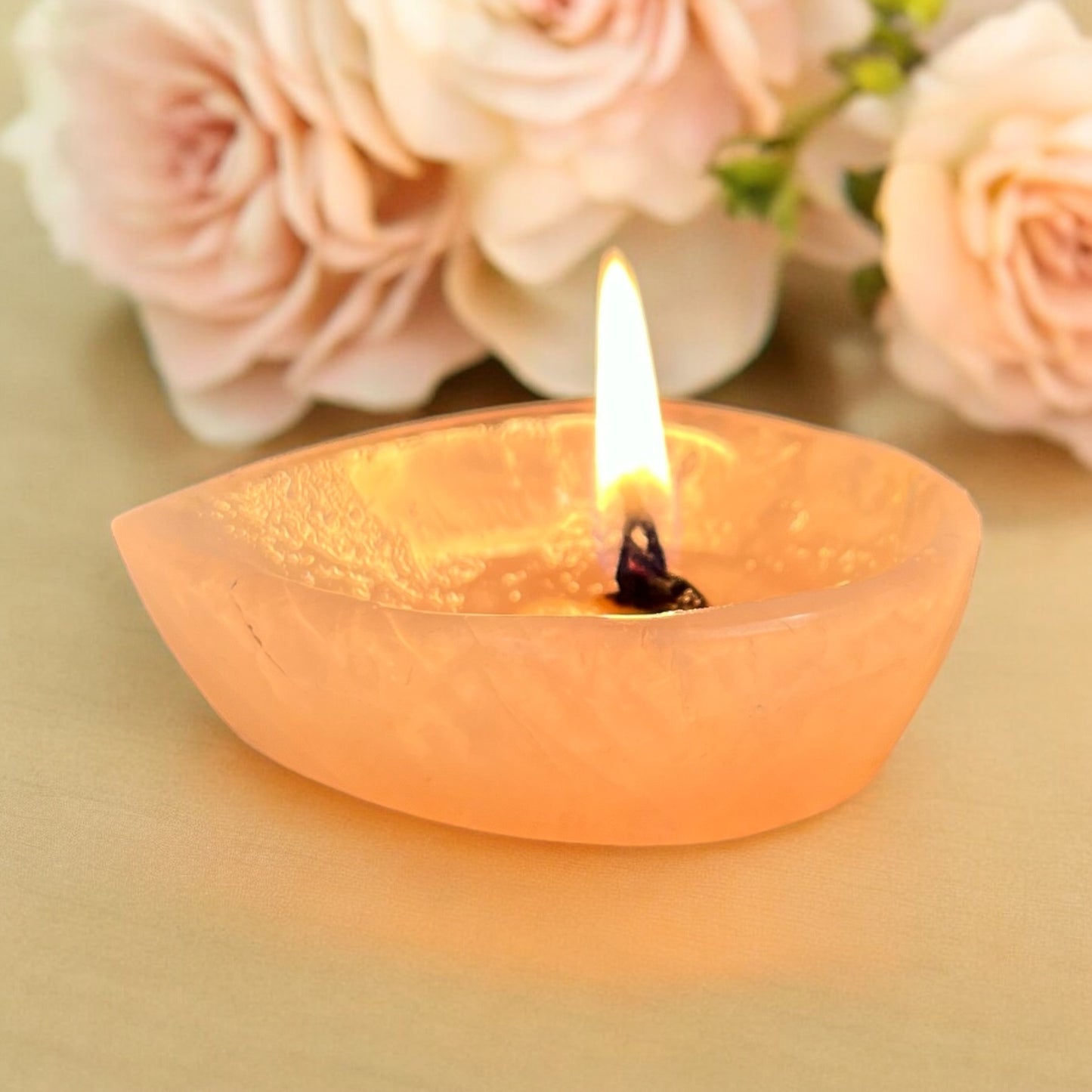 Misbáh - Rose Quartz Diya