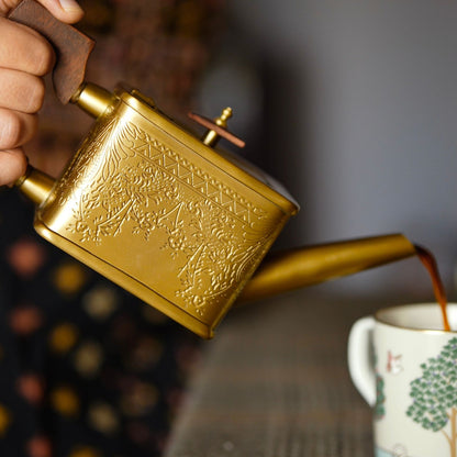 Mehfil-e-Ruhani - A Handcrafted Brass Tea Ensemble