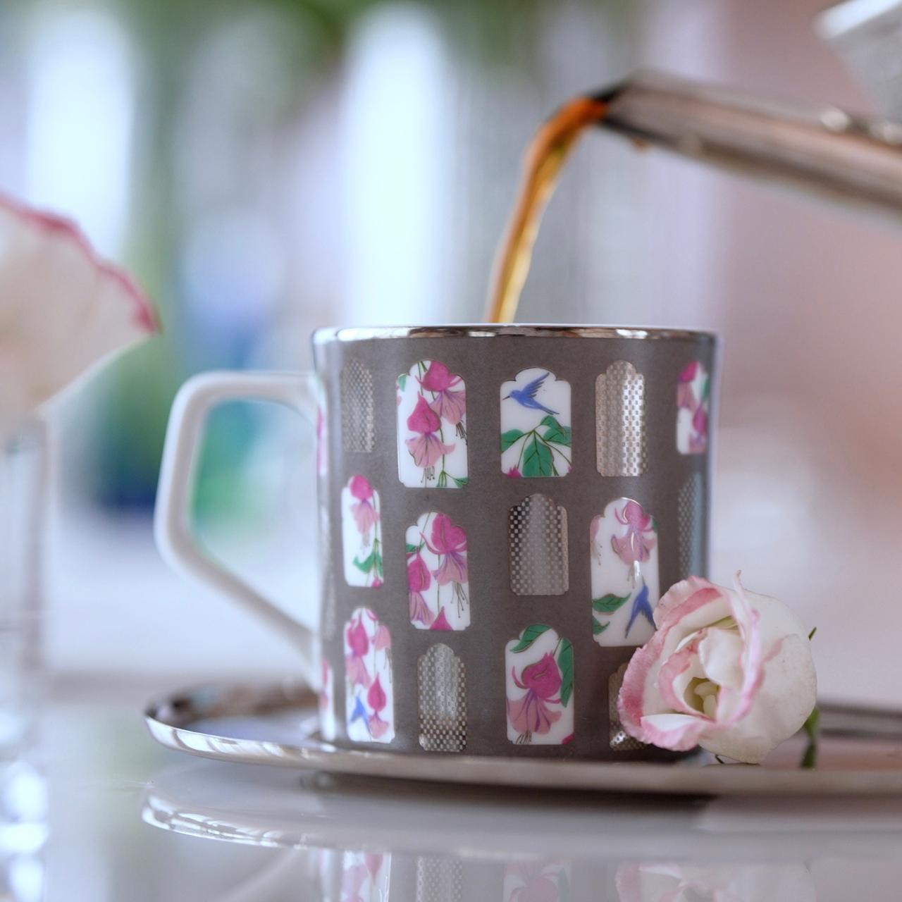 Parizad - Fine Bone China Cups (Set of 2)