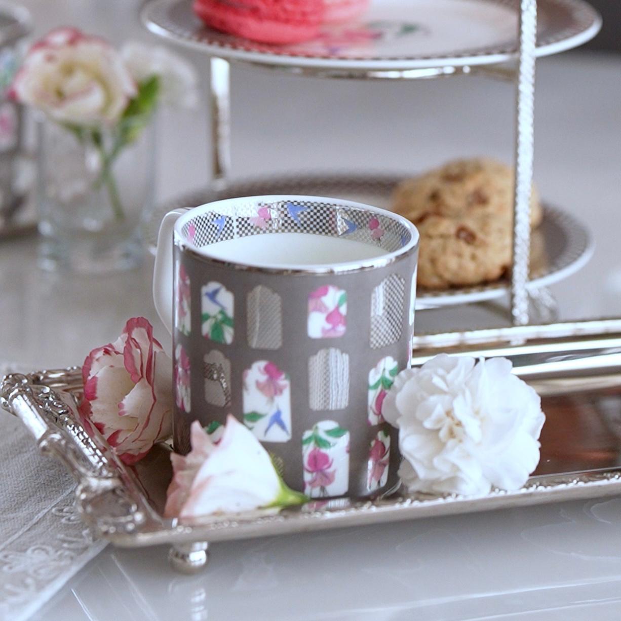 Parizad - Fine Bone China Cups (Set of 2)