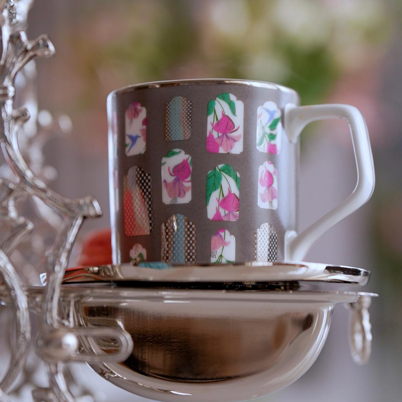 Parizad - Fine Bone China Cups (Set of 2)