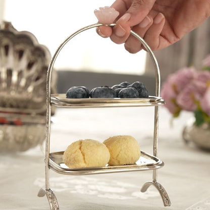 Zarista – Brass Two-Tier Platter