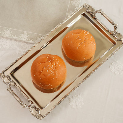 Naźm Zarifa - Rectangle Brass Tray