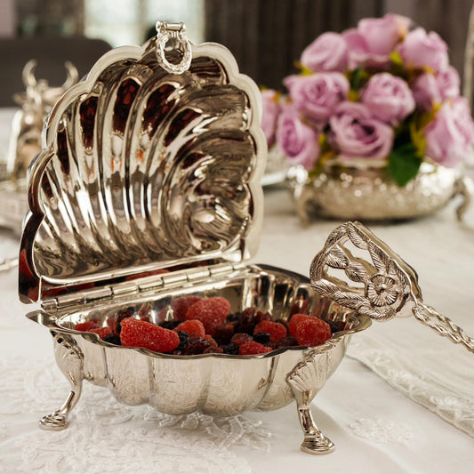 Noor Daani - Shell Shaped Brass Box