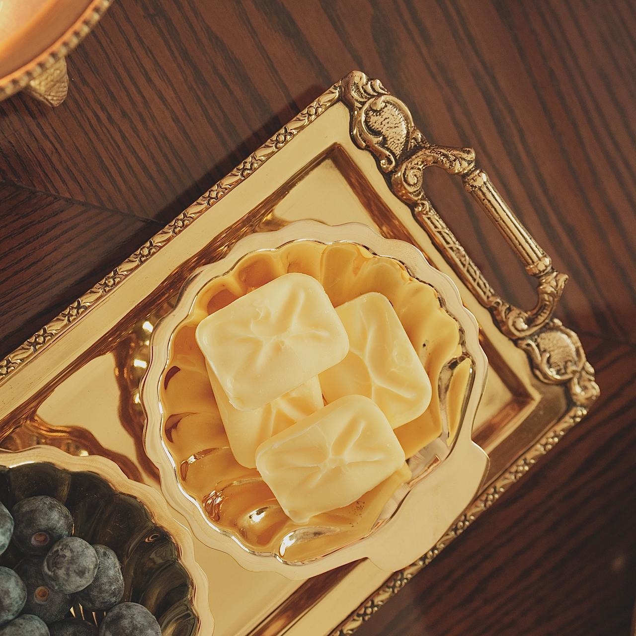 Naźm Zarifa - Rectangle Brass Tray