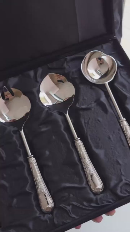 Vilora - Set of 4 serving spoons