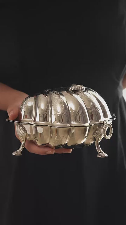 Noor Daani - Shell Shaped Brass Box